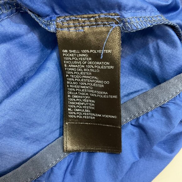 The North Face Boys Blue Windbreaker Rain Jacket Size XL Outdoor Hiking Camping - Picture 13 of 16